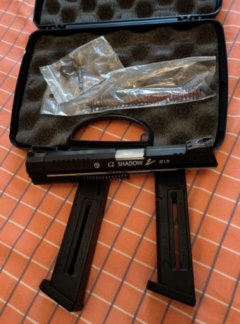 Vendida.
Hola. Un compañero del club vende:
  CZ Shadow 2 "Urban Grey"   con tres cargadores 21