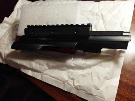 Vendo teja para rifle molot para poner visor y no tener que tocarlo solo con un click cambio de teja y 00