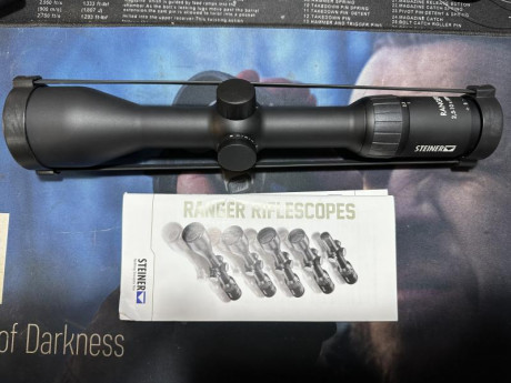 Buenos días, 

Se vende visor Steiner ranger 2,5-10x50 sin estrenar,  con retícula iluminada. 

Se puede 01