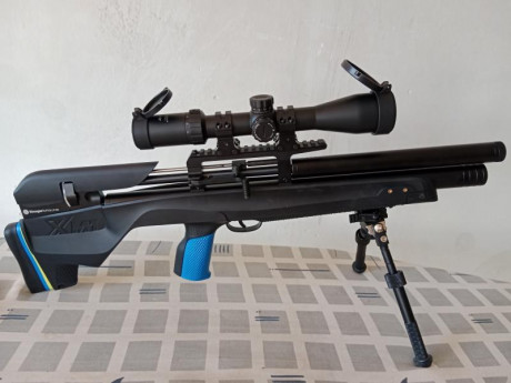 Buenas. Acabo de ver que stoeger acaba de sacar la nueva xm1 bullpup. 
https://intl.stoegerairguns.com/es/xm1-bullpup-es/
Tiene 92