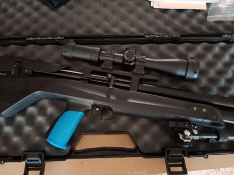 Buenas. Acabo de ver que stoeger acaba de sacar la nueva xm1 bullpup. 
https://intl.stoegerairguns.com/es/xm1-bullpup-es/
Tiene 90