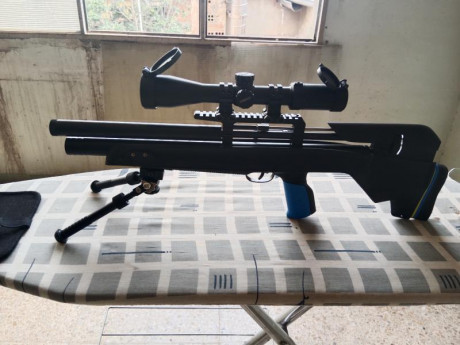 Buenas. Acabo de ver que stoeger acaba de sacar la nueva xm1 bullpup. 
https://intl.stoegerairguns.com/es/xm1-bullpup-es/
Tiene 100