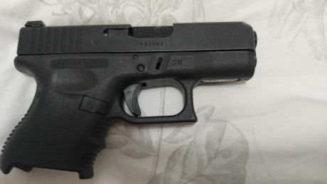 Pues vendo por 300€ o cambio por pistola para producción una glock 26..tiene sus años pero habrá tirado 01