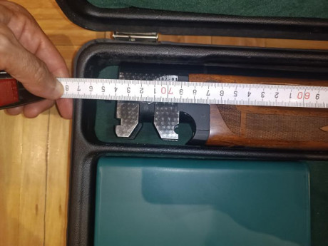 Buenas tardes, vendo en Madrid está Laurona trap. Tiene alza regulable realizada a medida está arma no 01