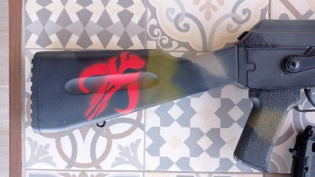 Se vende carabina del 22LR de la marca GSG modelo AK-47, guiada en A (EA).

Se trata de la versión tradicional 12