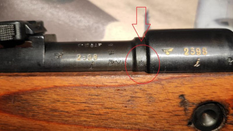 Buenas tardes,

estaba buscando más información sobre mi Mauser K98k, en referencia a los marcajes que 41