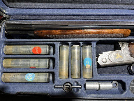 VENDO ESCOPETA BETTINSOLI SUPERPUESTA DEL CALIBRE 12

-CAJA ORIGINAL
-JUEGO DE POLICHOQUES ORIGINALES
-BUEN 02