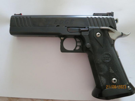 HOLA VENDO MI STI EDGE 9*19 CON DOS CARGADORES.
VA PERFECTA MUY FINA A TODA PRUEBA EN BARCELONA, MI TELF. 01