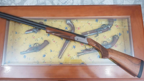 Se vende escopeta superpuesta Fabarm Axiss Sporting calibre 12, de 71cm de cañon, con juego de 5 polichok, 02
