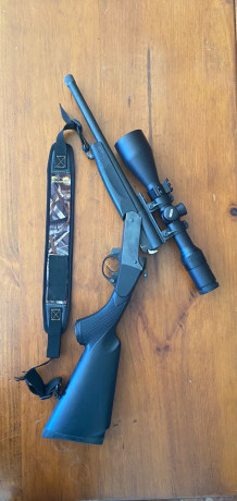 Cambio o vendo monotiro outfieter 308, buen estado. Para cambio me interesaría alguna escopeta repetidora 00