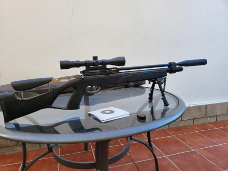 Carabina Pcp Gamo coyote whisper del 5,5 seminueva. Muy poco uso, es muy precisa y potente. No hace nada 02