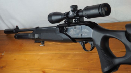 Carabian hatsan, en calibre 5.5, muy bueno, excelente, con 3 miras telescópicas de largo alcance, con 01