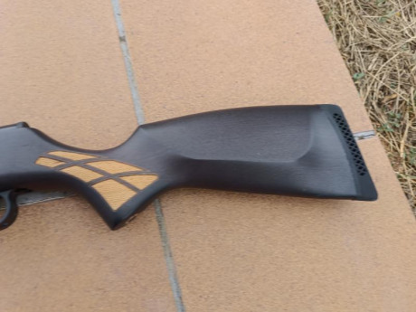 Se vende carabina Norica modelo Black Eagle en calibre 4,5. Funciona perfectamente, actualmente está sacando 11