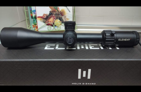  VENDIDO 


saludos

vendo visor ELEMENT OPTICS HELIX 6-24X50 FFP MRAD, 30mm, en perfecto estado. Ideal 00