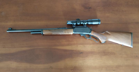 Venta de un Marlin 1895 en calibre 45-70 .
Tiene pocos disparos. Ligeras marcas indican que no es nuevo 01