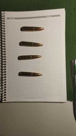 Buenos días compañeros.
Estoy recargando el calibre 300 bk con vainas nuevas y de cada 10 cartuchos  unos 101
