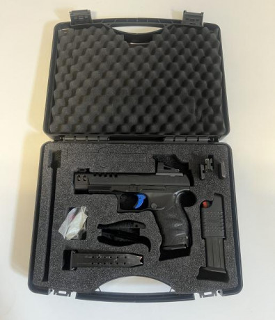 “Se rebaja precio”
Se vende pistola Walther Q5 match con 4 cargadores, punto rojo RMSc de 4 MOA, guiada 02