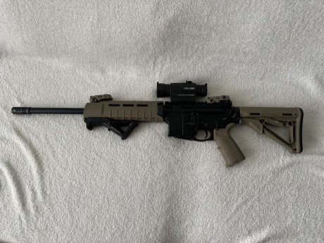 Pongo a la venta mi S&W MP15 del 300 Blackout.

Lleva todo lo que se ve en las fotos:
- guardamanos, 02