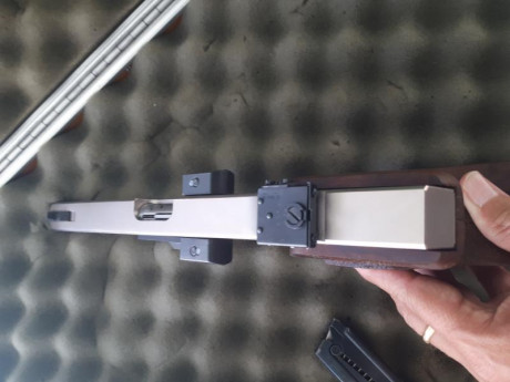 Pongo en venta esta Walter inox del calibre 32 con dos cargadores y un cazavainas magnético, más dos cajas 01