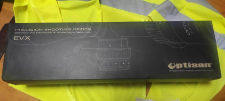 Visor Optisan EVX 6-24 X 50F1
Retícula primer plano focal
MIL-F1MH24
Parasol grande.
Regalo monturas
Precio 02