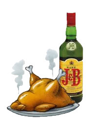 Ingredientes: 
·        1 pavo de 3 kilos 
·        1 botella de whisky 
·        150 grs. de panceta 00