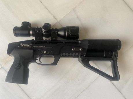 Vendo Edgun Leshy Cal 6.35 en perfecto estado poco uso , tiene dos reguladores  actualmente lleva colocado 02