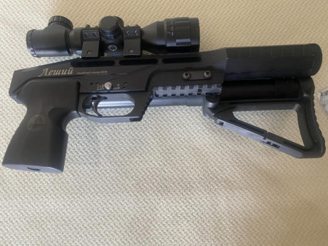 Vendo Edgun Leshy Cal 6.35 en perfecto estado poco uso , tiene dos reguladores  actualmente lleva colocado 01