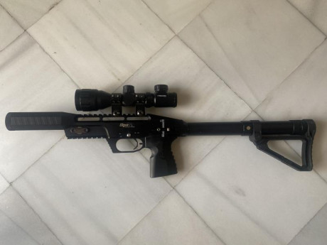Vendo Edgun Leshy Cal 6.35 en perfecto estado poco uso , tiene dos reguladores  actualmente lleva colocado 00