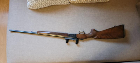 Vendo rifle monotiro brno effect en calibre 243 tiene gatillo al pelo monturas originales brno y rosca 01
