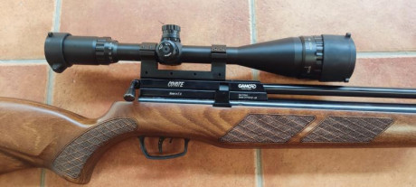 Hola buenas compañeros, GAMO COYOTE ,calibre 4,5.
La vendo con un visor leapers 6-24x50 con monturas Leapers 01