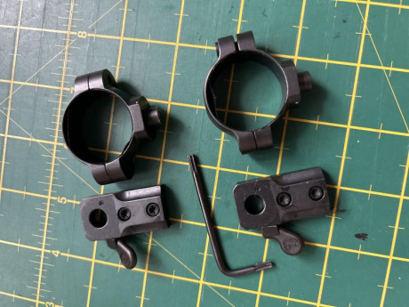 Vendo monturas (bases y anillas) Leupold Quick Realease para tubo de 30 mm y rifles Browning  semiautomaticos 01