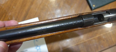 Carabina de los años 60/70 creo.
Guiada en la licencia  AE
precio 275 contacto por privado 00