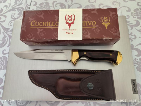 Vendo cuchillo plegable Muela, nunca sacado de la caja, salvo para verlo en tienda y para sacar las fotos 00