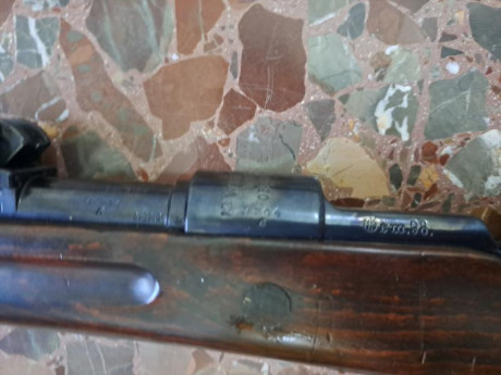 Vendo MAUSER ALEMÁN DE LA 1a guerra mundial....G98 de la fábrica de OBENDORF A.G DE 1918...Está en muy 01