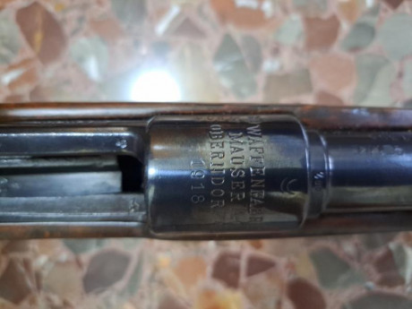 Vendo MAUSER ALEMÁN DE LA 1a guerra mundial....G98 de la fábrica de OBENDORF A.G DE 1918...Está en muy 00