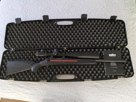 Vendo Sako Quad Heavy Barrel  en calibre .22
Carabina 700€
Carabina + visor Tasco 8x32x50 E SF 800€
Carabina 00