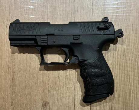 Compañera vende Walther P22Q, del calibre 22lr, con dos cargadores y casi sin uso.

Precio: 300euros, 00