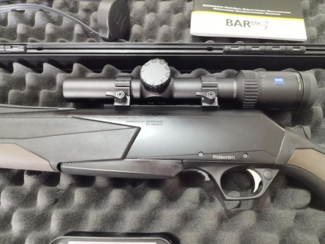 BROWNING Bar Mk3 Composite HC Black Brown Threaded 
IMPECABLE sin ningún tipo de marca, SOLO UNA SALIDA 00