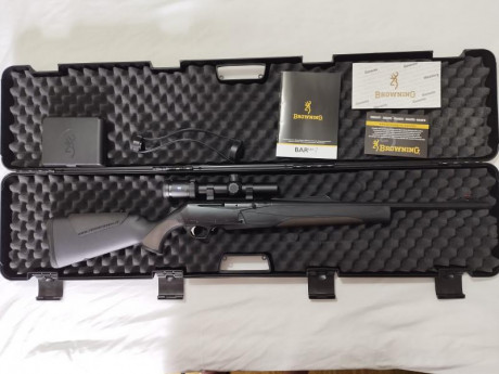 BROWNING Bar Mk3 Composite HC Black Brown Threaded  Cal. 30 06
IMPECABLE sin ningún tipo de marca, SOLO 01