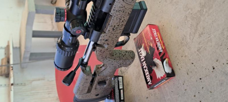 Flamante Bergara B14 hmr 6,5 Creedmoor. Con monturas de acero y Visor Simmons ProTarget 4x16-40Reticula 02