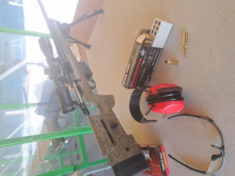 Flamante Bergara B14 hmr 6,5 Creedmoor. Con monturas de acero y Visor Simmons ProTarget 4x16-40Reticula 00