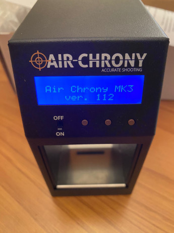 Buenos días, se vende cronógrafo balístico Air Chrony Mk3, está nuevo. Viene en su caja original y solo 21
