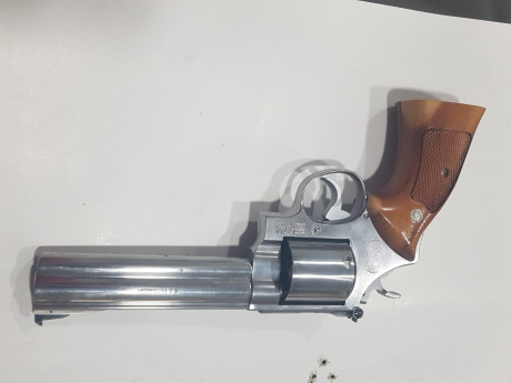 Vendo revolver Smith Wesson de 6 pulgadas de inoxidable por falta de uso y liberar cupo por 700€.
Saludos. 90