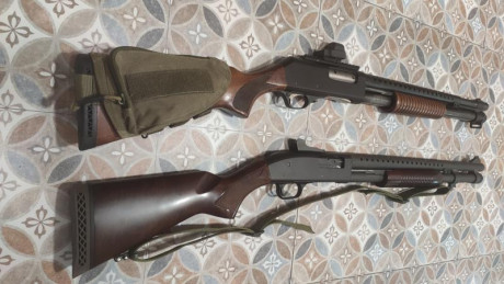 Se vende Fabarm mod. SDASS. Calibre 12-76 recamara Magnum. Culata y corredera madera nogal. En perfecto 61