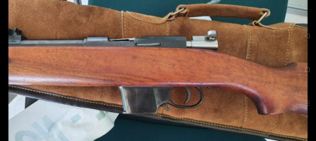 Vendo carabina destroyer del 9 parabellum, en buen estado tanto de maderas como aceros y pavon, funciona 21