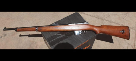 Vendo carabina destroyer del 9 parabellum, en buen estado tanto de maderas como aceros y pavon, funciona 32
