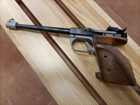 Se vende pistola para modalidad de libre Hammerli modelo 120, en perfecto estado tanto mecánico como estético 00