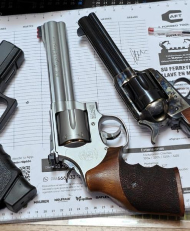 Vendo este revolver, marca Smith & Wesson y el modelo es el 686-5 Target Champion con cañon de 6", 11