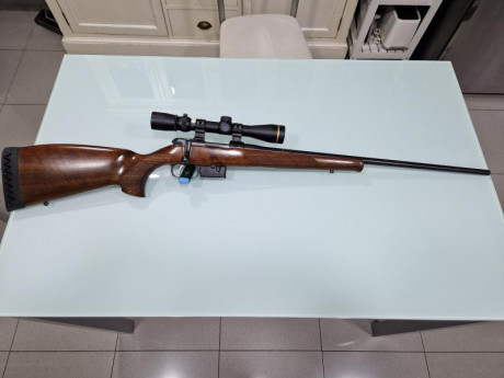 Retirado de la venta.

Hola, vendo CZ 527 Lux en calibre 222. Está en perfecto estado. Gatillo con pelo.
Incluye:
Monturas 02