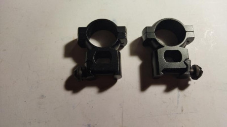 Anillas de pulgada con abertura para mirás habiertas 
Precio 15€ 01